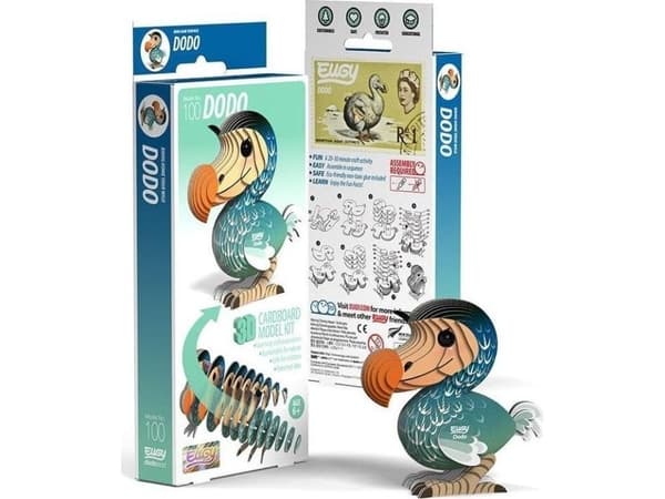 Ptak Dodo Eugy. Eko 3D puslespill