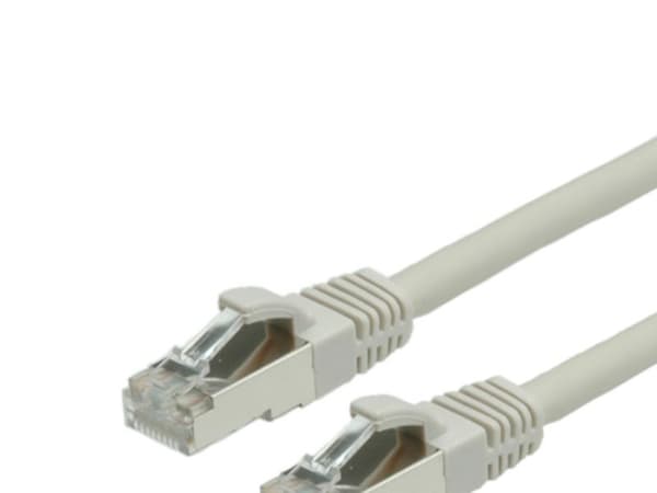 VALUE S/FTP Patch Cord Cat.6, halogen-free, grey, 3 m, Grå