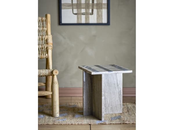 BLOOMINGVILLE Clea sidobord - brun - marmor