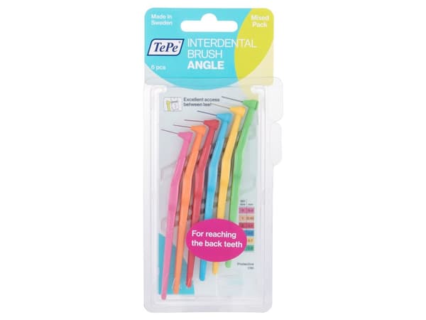 TePe Angle Interdental Brushes 0-5 Mix 6 pcs