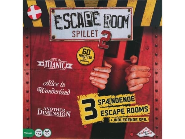 Escape Room 2 spel på danska