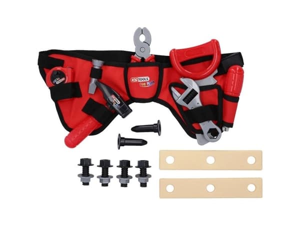 KS Tools 100206, Children''s tool set with tool belt, 3 År