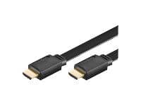 MicroConnect - HDMI-kabel - HDMI hann til HDMI hann - 3 m - flat