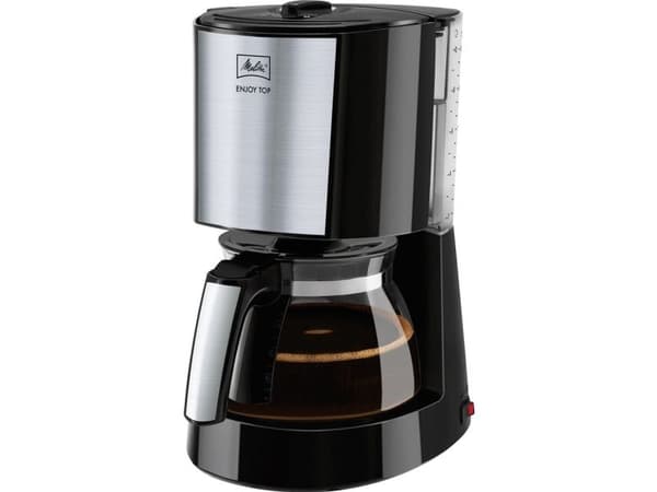 Melitta Enjoy Top - Kaffemaskiner - 15 kopper - sort/rustfrit stål