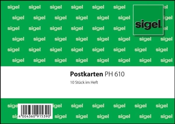 Sigel PH610, Grön, 10 styck
