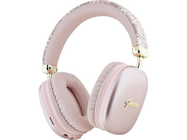 Guess Bluetooth-øretelefoner GUBHK1GCTCSP rosa/rosa Gcube Metallic Script Logo