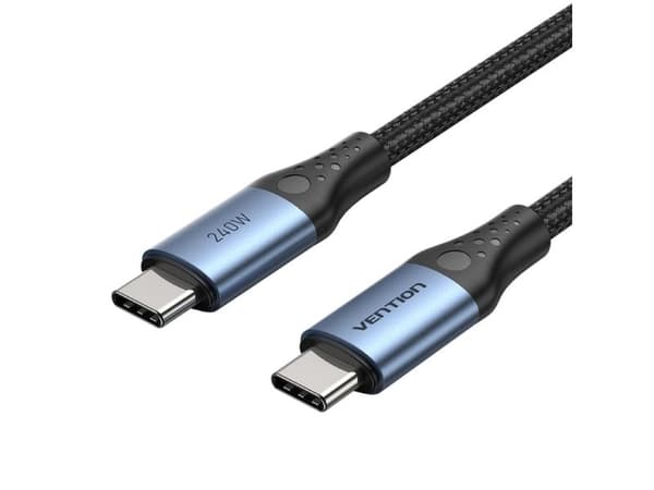 Kabel USB-C do USB-C Vention USB 2.0 5A 240W 1m czarny
