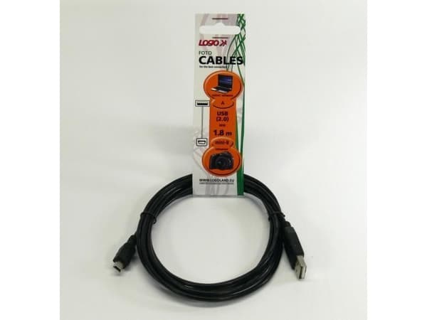 USB til microUSB-kabel USB-A til microUSB 2 m svart (9245)