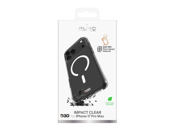 SBS PUIPC17P69IMPCLD3OTR, Mobilskal, Apple, iPhone 17 Pro Max, Transparent, Vit