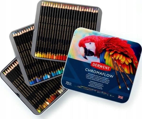 Derwent Chromaflow pencil 72stk tin
