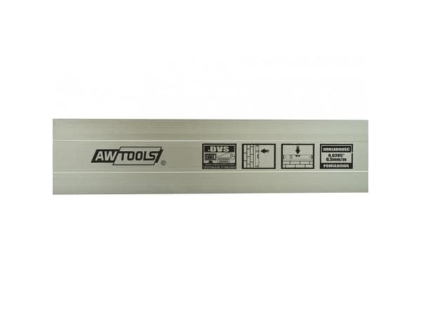 AWTools anodiserad vattenpass 40 cm silver 30030