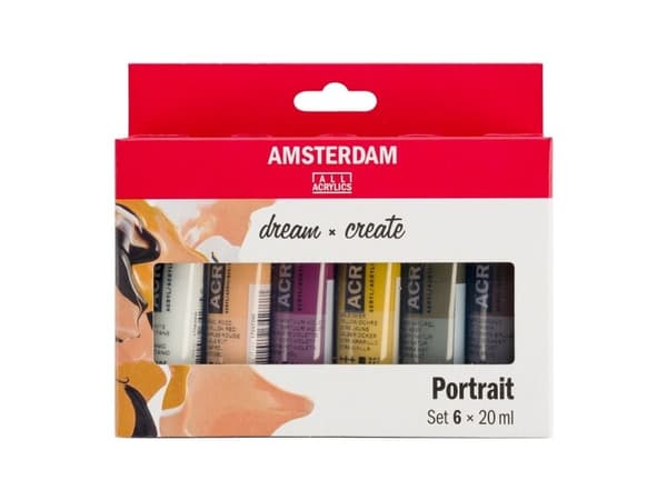 Amsterdam Standard Series akrylfärgsportättset | 6 st