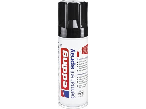 Edding Spray Musta kiiltävä 200ml