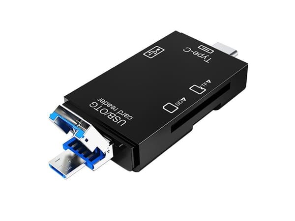 Vakoss USB/MicroUSB/USB-C kortleser (TC-R425X)