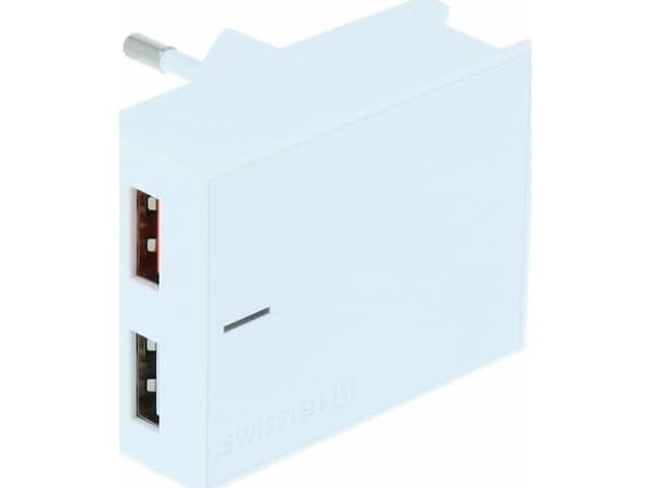 Swissten lader 2x USB-A 3 A (22049600)