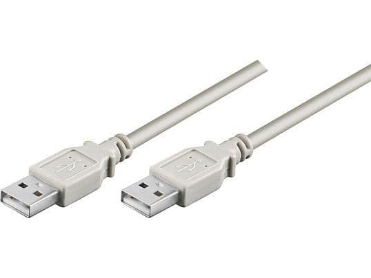 USB-kabel Neutral USB-A - USB-A 1,8 m grå