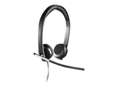 Logitech USB Headset Stereo H650e - Hodesett - on-ear - kablet