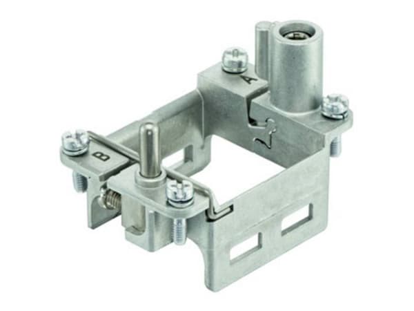 HARTING ram i metall för 2 moduler A...B HAN 6 B