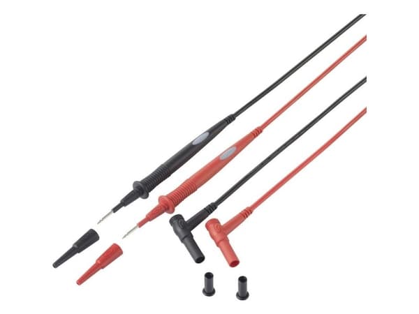 Sikkerhedsprøveledning 1.00 m Sort, Rød VOLTCRAFT MS-7