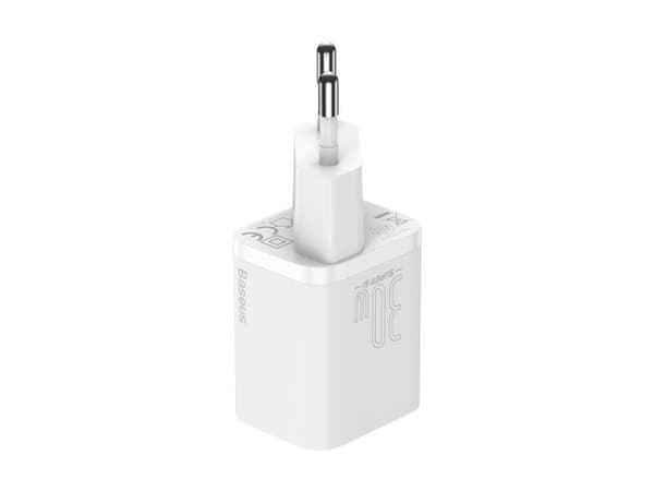 Baseus Super Si Hurtiglader 1C 30W Vegglader (hvit)