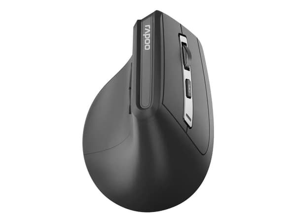 Rapoo EV310M mørkegrå trådløs ergonomisk mus