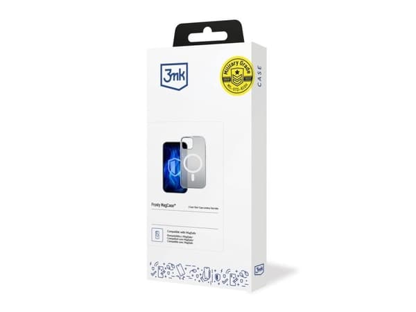 3MK Frosty MagCase White deksel til Apple iPhone 15 Plus