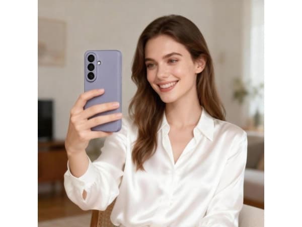 Tech-Protect smart wallet-deksel til Samsung Galaxy S26 - lilla