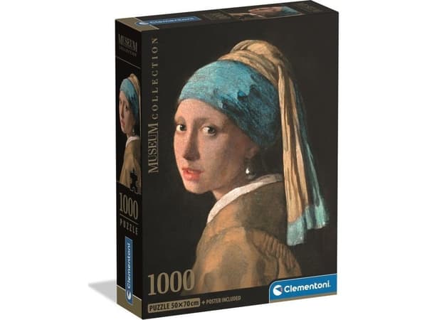 CLE puslespill 1000 CompactMus.GirlWithAPearlEar.39967