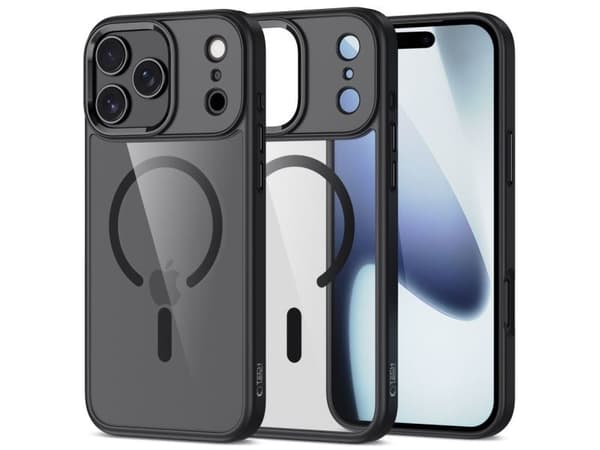 Tech-Protect MagMat MagSafe Case for iPhone 17 Pro Max - Clear Black