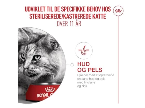 Royal Canin Ageing 11+ Sterilised tørfoder til kat - 2 kg