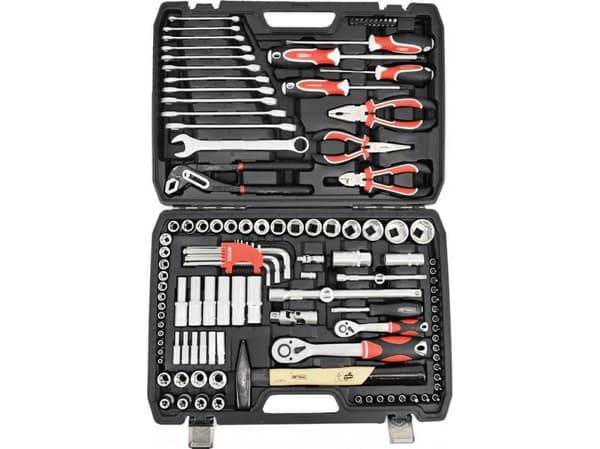 AWTOOLS  KLUCZY 122 delar 1/2" / 1/4" BLACK LINE