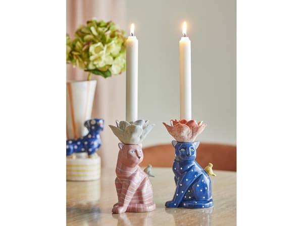 BLOOMINGVILLE Eri ljusstake, multicolor, stengods