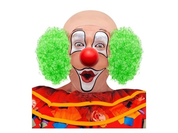 Klovnhuvudskal med hår