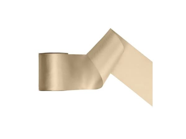 Kold guld satinbånd, 100 mm