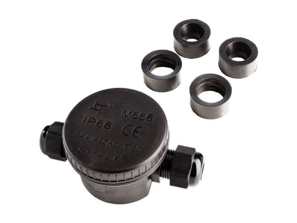 Deko Light 930578 dobbel fordel 450 V sort