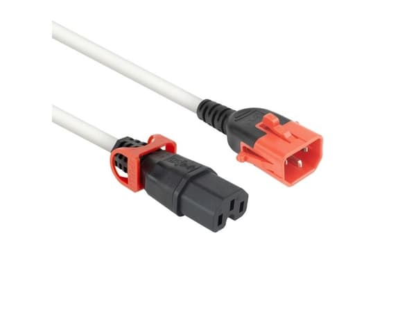 ACT POWERCORD C14DL-C15L WH 1.00M