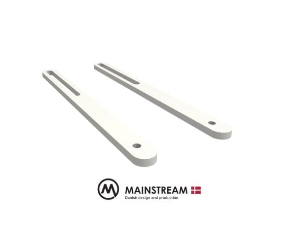 Holmes Mainstream - 2 lange armer (180 mm) for å utvide prosjektorfester - hvit