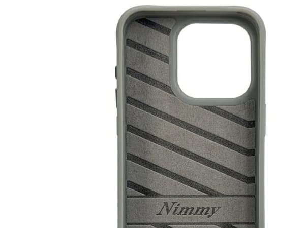 Nimmy Cool&amp;Cute 2.0 Bear Case for iPhone 15 Pro Max - Gray