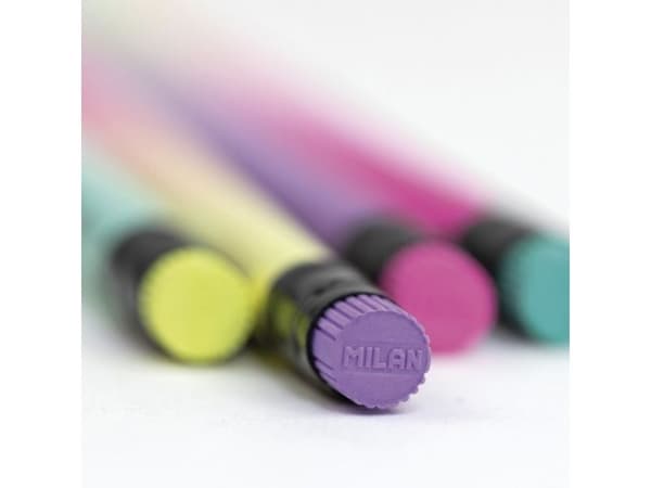 MILAN Sunset pennor med suddgummi 24 st. display