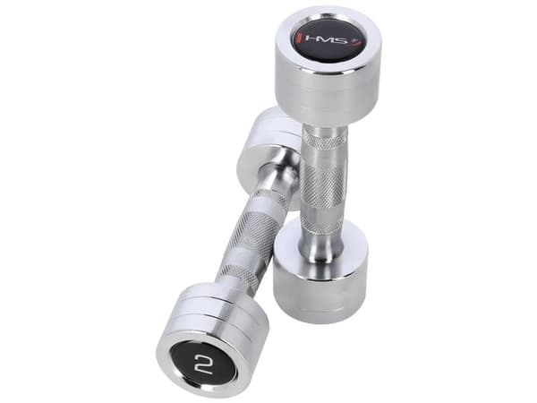 HMS-hantel CHD02 krom 2 x 2 kg
