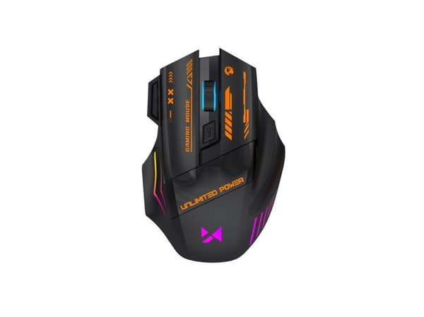Wozinsky WMGB-1179 Wireless Optical Gaming Mouse with Built-in Rechargeable Battery 3200 DPI with Backlight - Black