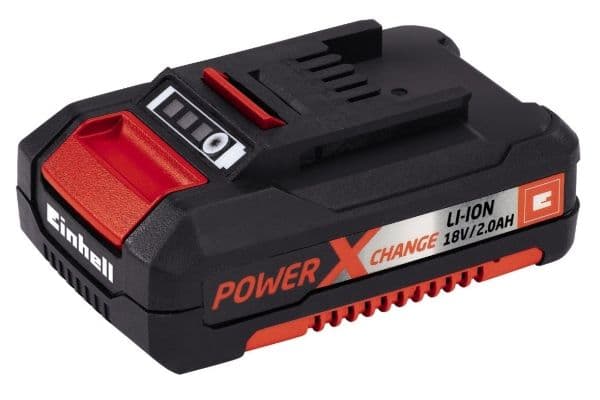 Einhell 4511395, Batteri, Lithium-Ion (Li-Ion), 2 Ah, 18 V, Einhell, Sort, Rød