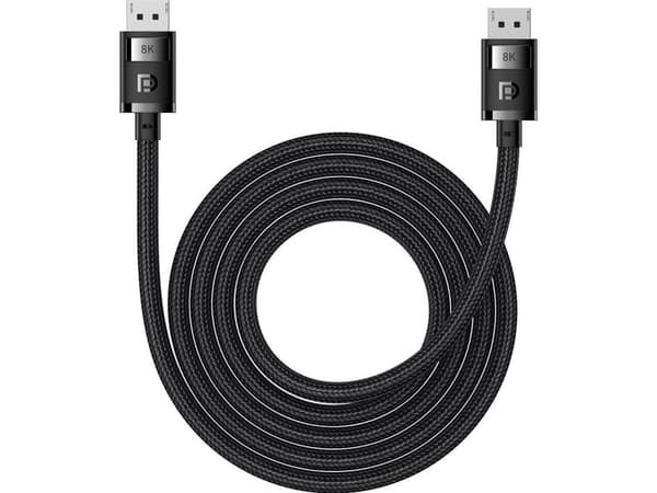Baseus High Definition DP 8K til DP 8K-kabel 2 m (svart)