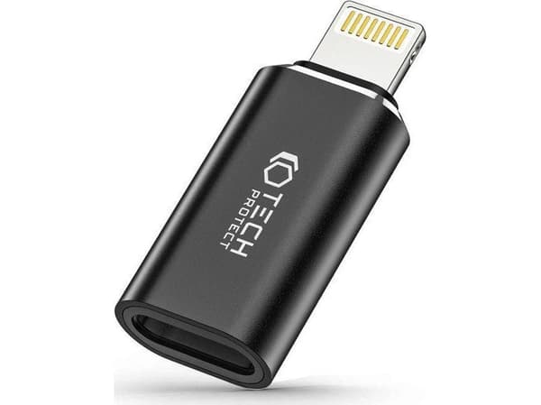Tech-Protect UltraBoost Lightning (han) / USB-C (hun) adapter - sortering