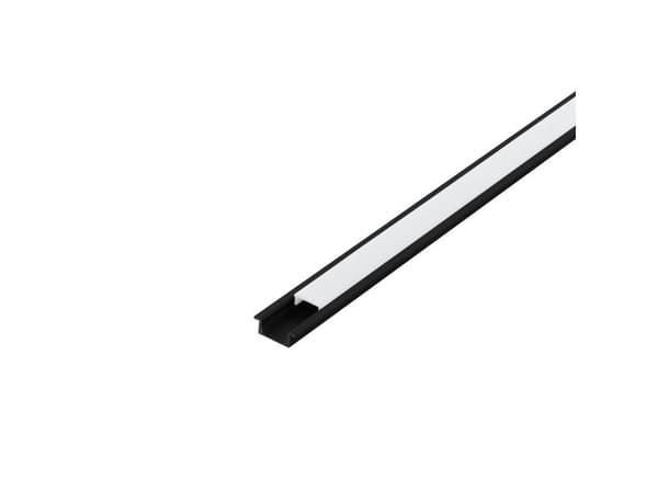EGLO PROFIL infälld belysning H9MM diff. opal 1M svart