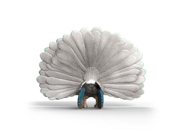 Schleich påfugl
