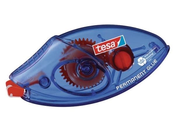 Limroller Tesa ecoLogo, pysyvä, engangsdispenser, 8,4 mm x 8,5 m