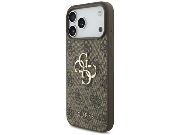 Etui Guess 4G Big Logo na iPhone 17 Pro / 18 Pro - brazowe