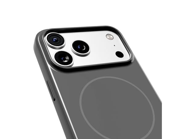 Puro Pulse skyddsskal till iPhone 17 Pro Max i polykarbonat - grå