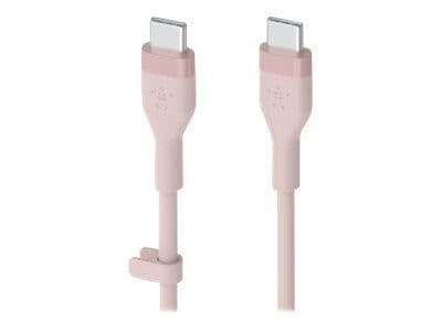 Belkin BOOST?CHARGE Flex, 2 m, USB C, USB C, USB 2.0, Vaaleanpunainen